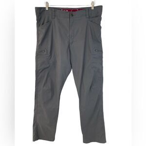 Men’s Gray Wrangler Flex Waist Cargo Pants Size 38